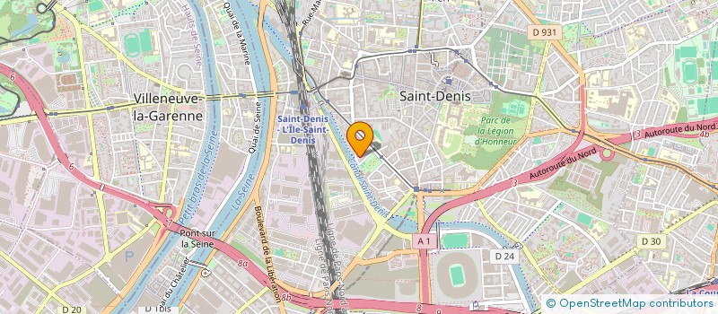 localisation de l'entreprise LA MANE  SAINT-DENIS