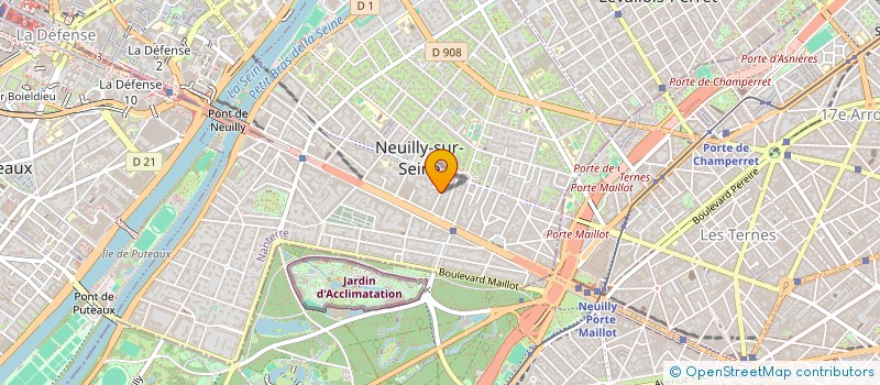 localisation de l'entreprise LA MANE à NEUILLY-SUR-SEINE