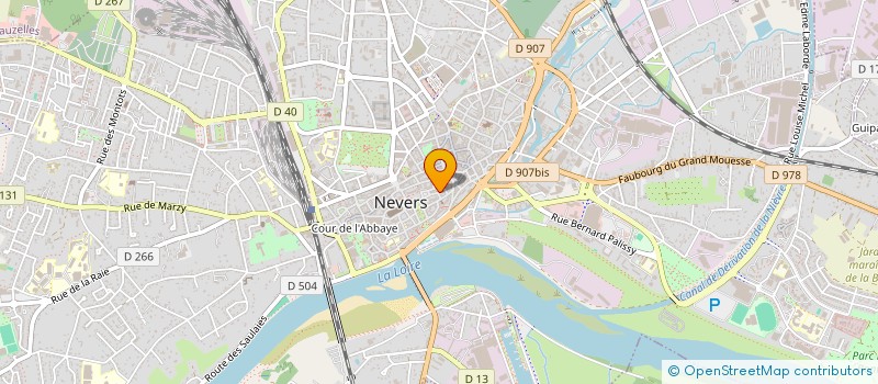 localisation de l'entreprise LA MANECANTERIE à NEVERS