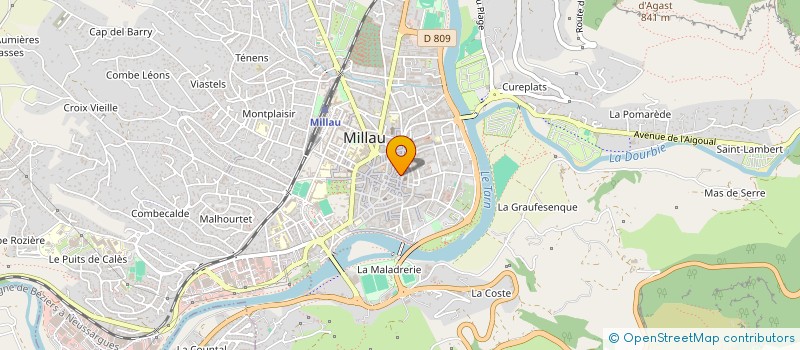localisation de l'entreprise LA MANGEOIRE à MILLAU