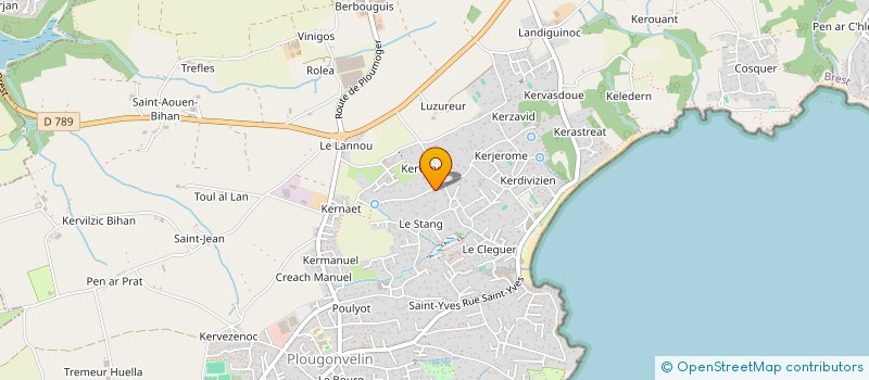 localisation de l'entreprise LA MANILLE  PLOUGONVELIN