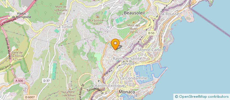 localisation de l'entreprise LA MANNE  BEAUSOLEIL