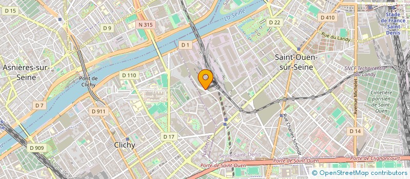 localisation de l'entreprise LA MANNE DU CIEL à SAINT-OUEN-SUR-SEINE
