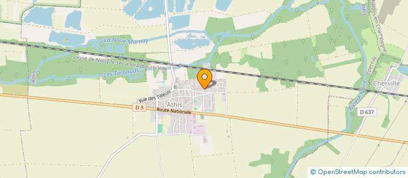 localisation de l'entreprise LA MANO  ATHIS