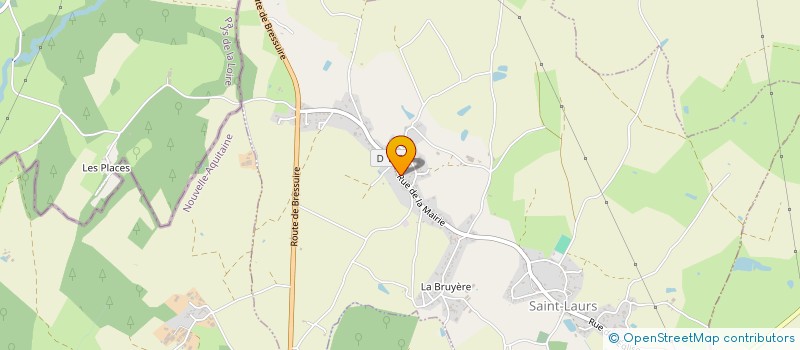 localisation de l'entreprise LA MANO DE SAM  SAINT-LAURS