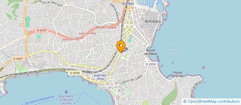 localisation de l'entreprise LA MANOISE à ANTIBES