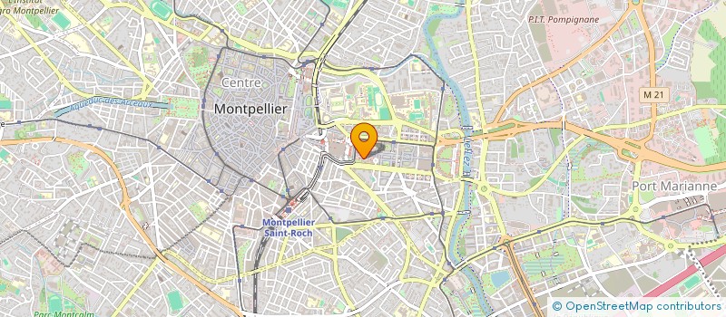 localisation de l'entreprise LA MANOLIA à MONTPELLIER