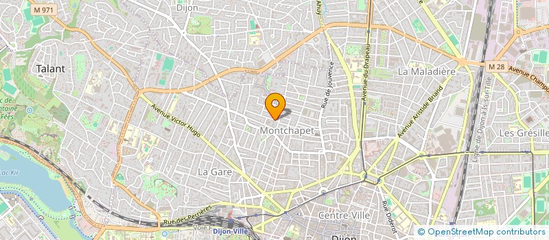 localisation de l'entreprise LA MANON  DIJON