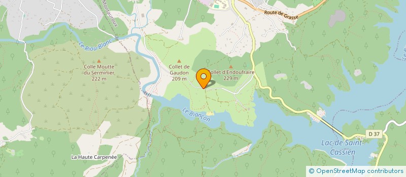 localisation de l'entreprise LA MANONNETTE  MONTAUROUX