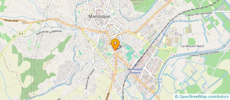 localisation de l'entreprise LA MANOSQUINE à MANOSQUE