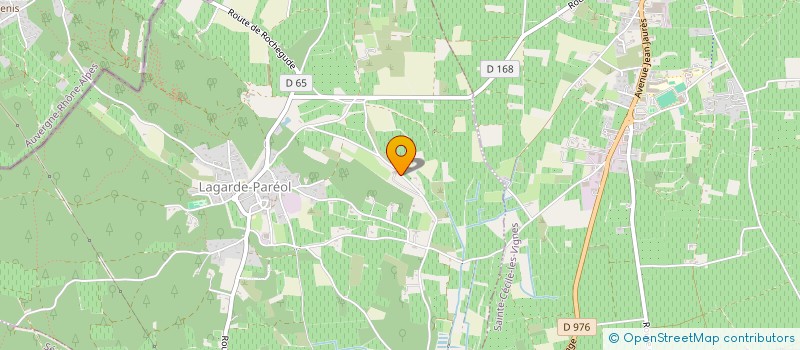 localisation de l'entreprise LA MANOTRE  LAGARDE-PAREOL