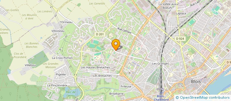 localisation de l'entreprise LA MANSARDE à BLOIS
