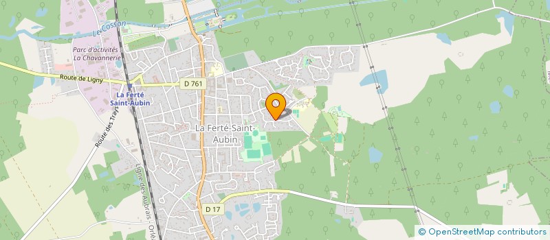 localisation de l'entreprise LA MANSARDIERE à LA FERTE-SAINT-AUBIN