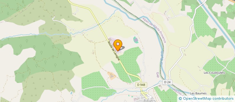 localisation de l'entreprise LA MANTALPES à VAL BUECH-MEOUGE