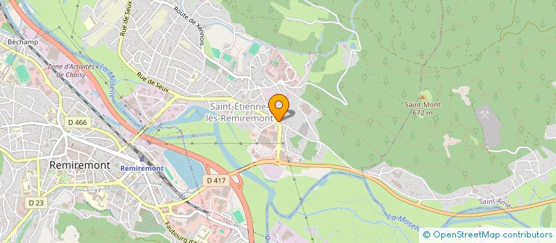 localisation de l'entreprise LA MANUF DE L'IMMO  SAINT-ETIENNE-LES-REMIREMONT