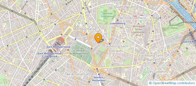 localisation de l'entreprise LA MANUFACTURE à PARIS