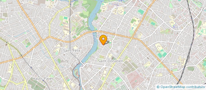 localisation de l'entreprise LA MANUFACTURE à NANTES