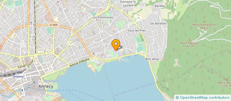 localisation de l'entreprise LA MANUFACTURE à ANNECY