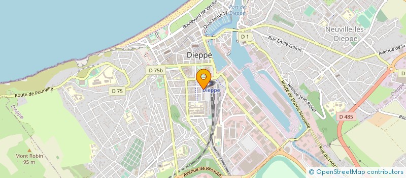 localisation de l'entreprise LA MANUFACTURE à DIEPPE