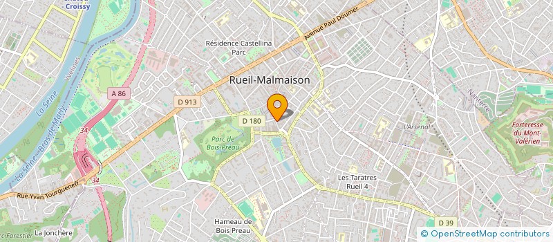 localisation de l'entreprise LA MANUFACTURE AJNJP  RUEIL-MALMAISON