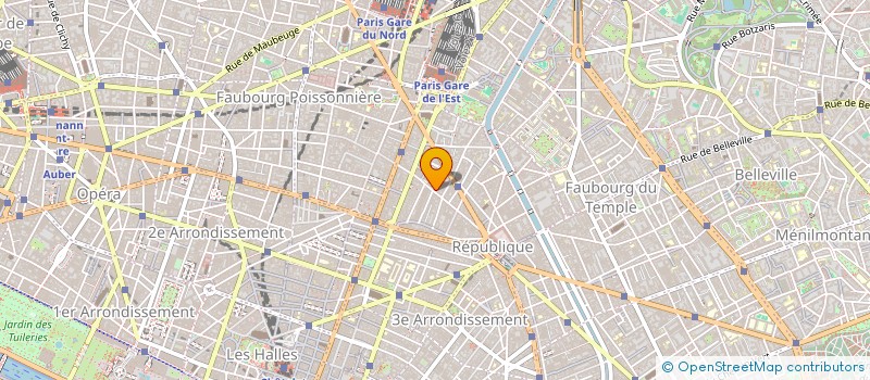 localisation de l'entreprise LA MANUFACTURE CIE J C FALL  PARIS