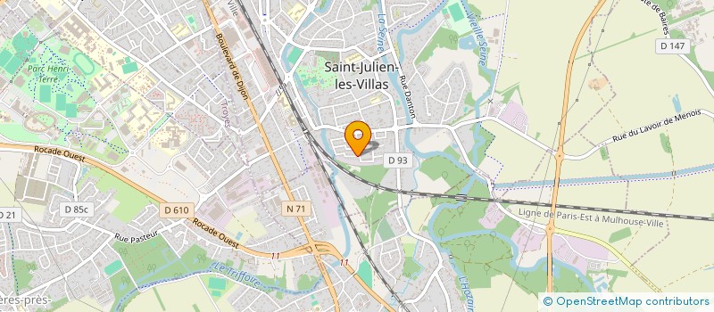 localisation de l'entreprise LA MANUFACTURE D'ORPHEE  SAINT-JULIEN-LES-VILLAS