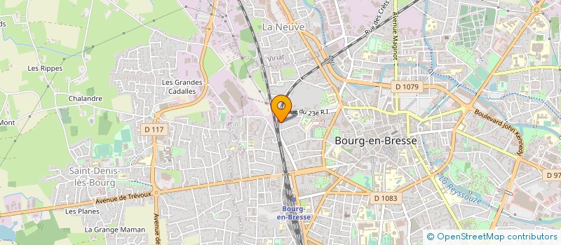 localisation de l'entreprise LA MANUFACTURE DE L'ORDINAIRE  BOURG-EN-BRESSE