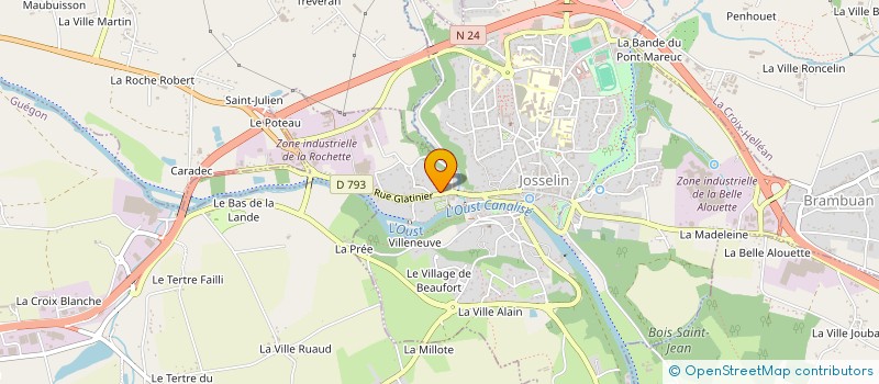 localisation de l'entreprise LA MANUFACTURE DE L'OUST à PLOUHINEC