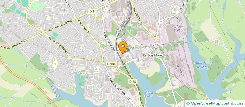 localisation de l'entreprise LA MANUFACTURE DE TRICOTAGE ET COULEURS  LE CREUSOT