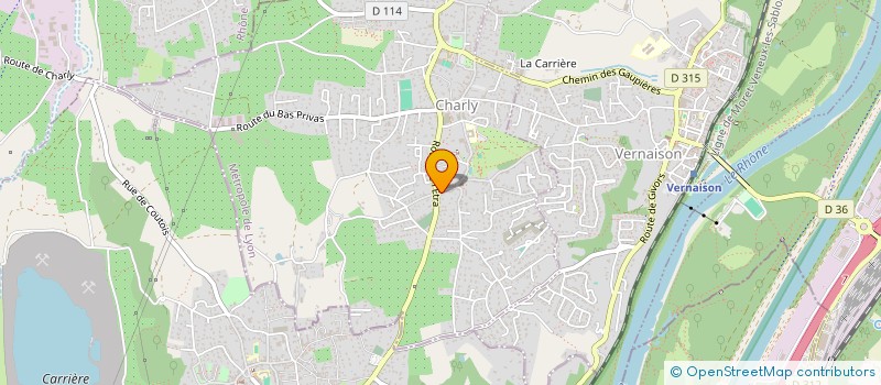 localisation de l'entreprise LA MANUFACTURE DES DESSERTS  CHARLY