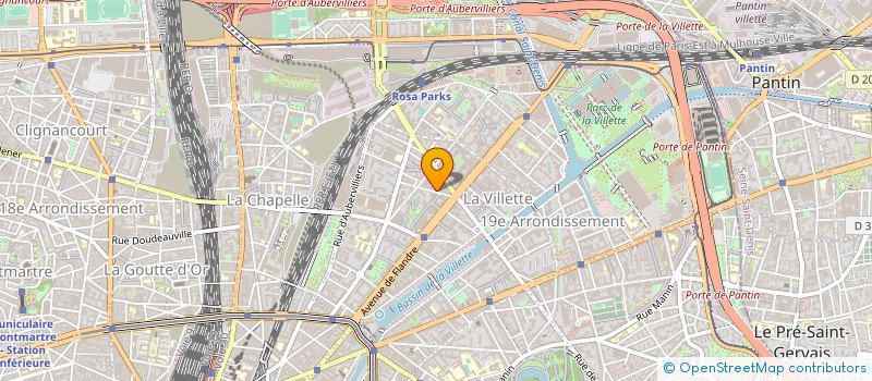 localisation de l'entreprise LA MANUFACTURE DIGITALE - T1SCH  PARIS