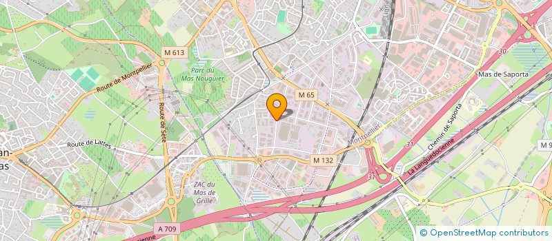 localisation de l'entreprise LA MANUFACTURE DU BATIMENT (LMDB) à MONTPELLIER