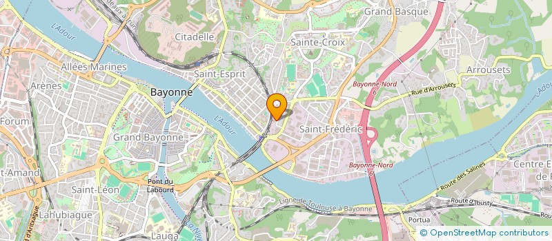 localisation de l'entreprise LA MANUFACTURE DU CAFE à BAYONNE