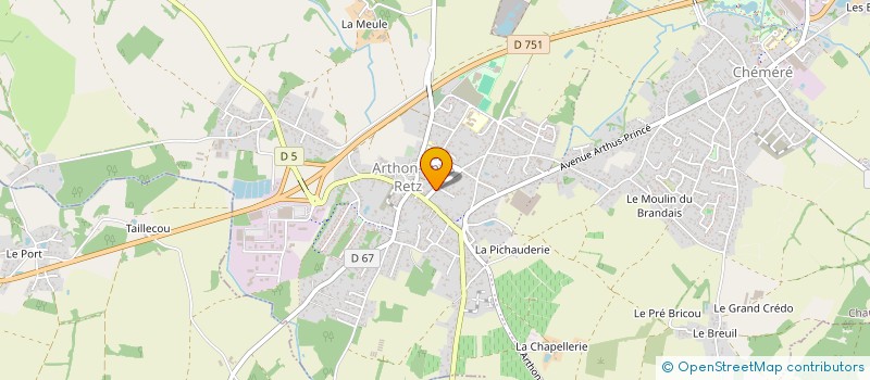 localisation de l'entreprise LA MANUFACTURE ETHIQUE DE MOBILIER à CHAUMES-EN-RETZ