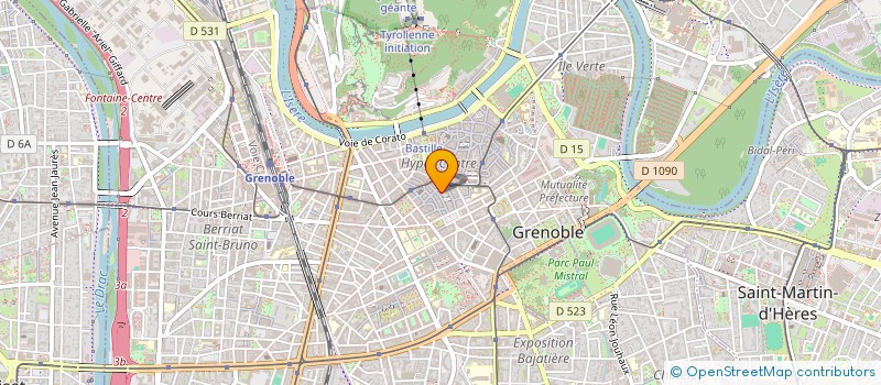 localisation de l'entreprise LA MANUFACTURE RUE DE LA POSTE à GRENOBLE