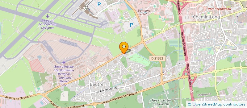 localisation de l'entreprise LA MAPACHE  MERIGNAC