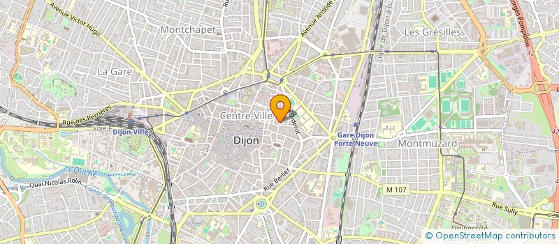localisation de l'entreprise LA MAPS à DIJON