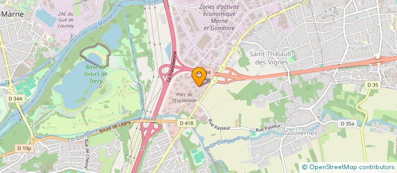 localisation de l'entreprise LA MAQUETTE D'ART  SAINT-THIBAULT-DES-VIGNES