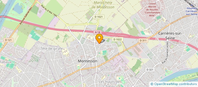 localisation de l'entreprise LA MAQUETTE HISTORIQUE à MONTESSON