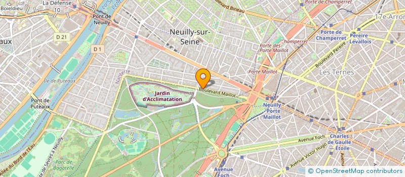 localisation de l'entreprise LA MARAGA à NEUILLY-SUR-SEINE