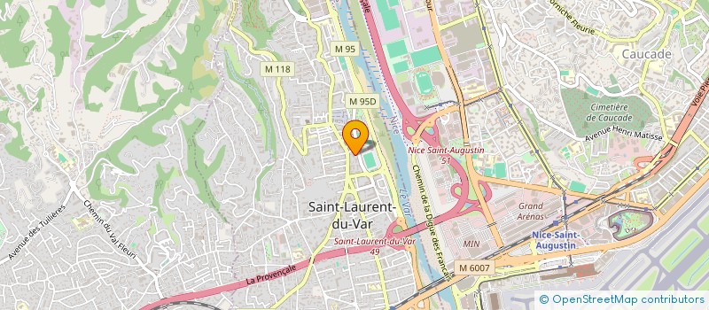 localisation de l'entreprise LA MARANA à SAINT-LAURENT-DU-VAR