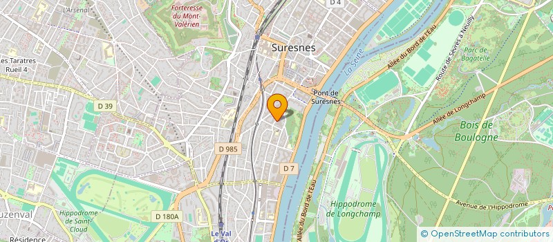 localisation de l'entreprise LA MARANDERIE à SURESNES