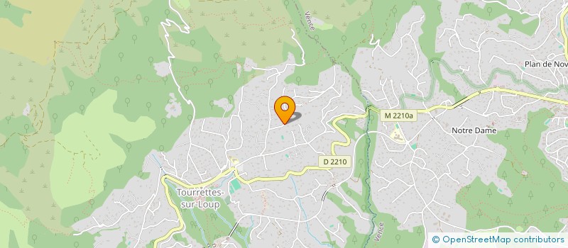 localisation de l'entreprise LA MARAOURO à TOURRETTES-SUR-LOUP