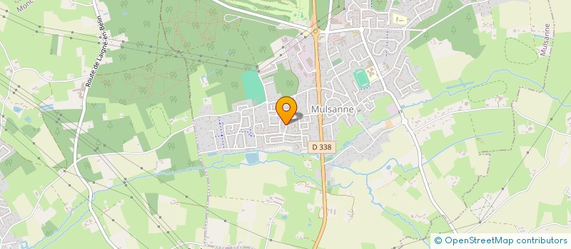 localisation de l'entreprise LA MARAUDE 72  MULSANNE