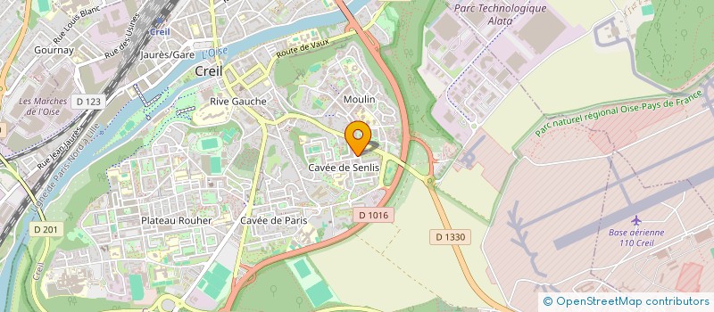 localisation de l'entreprise LA MARAUDE DU DIMANCHE  CREIL