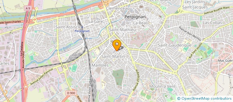 localisation de l'entreprise LA MARAUDE DU LUNDI à PERPIGNAN