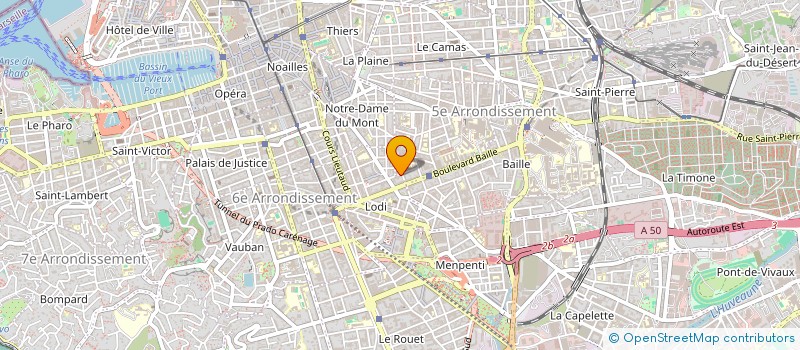 localisation de l'entreprise # LA MARAUDE MARSEILLE  MARSEILLE