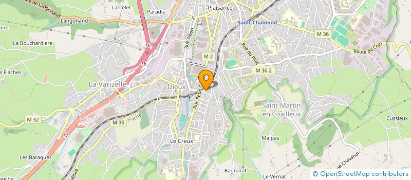 localisation de l'entreprise LA MARAUDE POUR TOUS à SAINT-CHAMOND