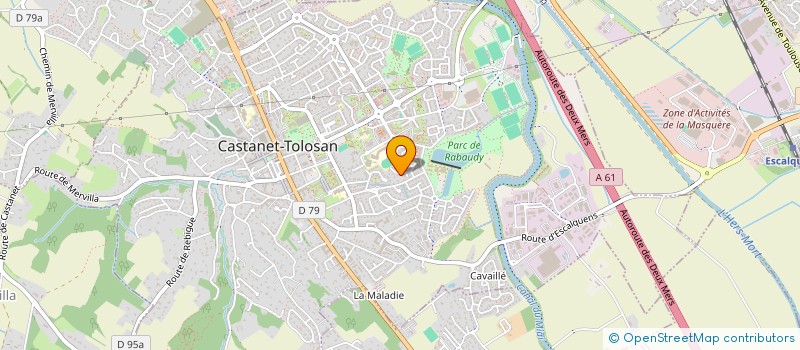localisation de l'entreprise LA MARAUDE ROSE à CASTANET-TOLOSAN