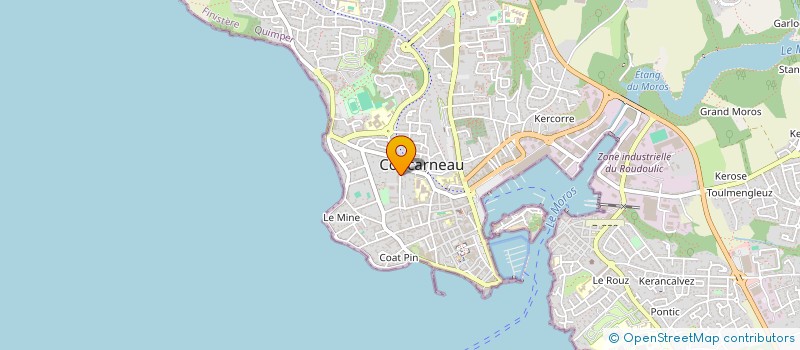 localisation de l'entreprise LA MARAUDE SONORE à CONCARNEAU